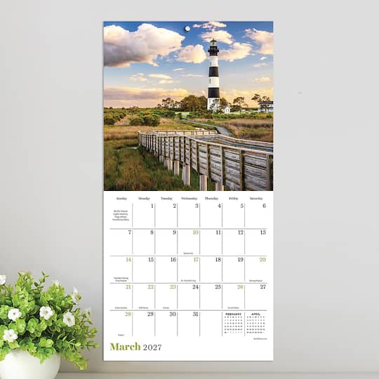 2027 Lighthouses Mini Calendar